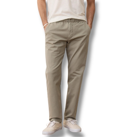 Marine Layer Saturday Weekend Pant Khaki Stretch Straight Leg XL NWT